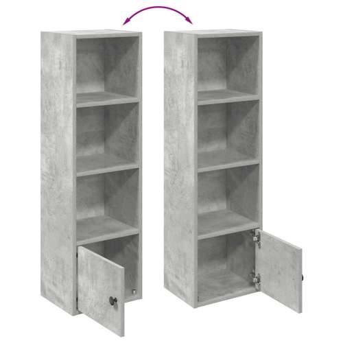 Regal za knjige boja betona 31x24x102 cm konstruirano drvo - Beton siva 1 102 cm Cijena