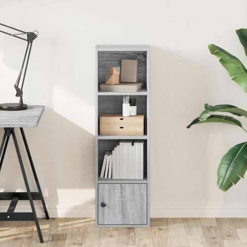 Regal za knjige boja hrasta 31x24x102 cm konstruirano drvo - Sivi hrast sonoma 1 102 cm Cijena