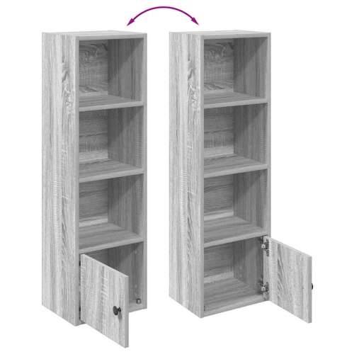 Regal za knjige boja hrasta 31x24x102 cm konstruirano drvo - Sivi hrast sonoma 1 102 cm Cijena