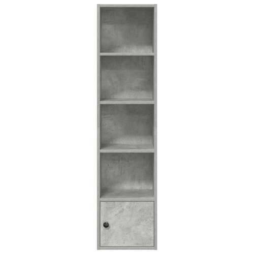 Regal za knjige boja betona 31x24x127 cm konstruirano drvo - Beton siva 1 127 cm Cijena