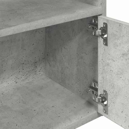 Regal za knjige boja betona 31x24x127 cm konstruirano drvo - Beton siva 1 127 cm Cijena