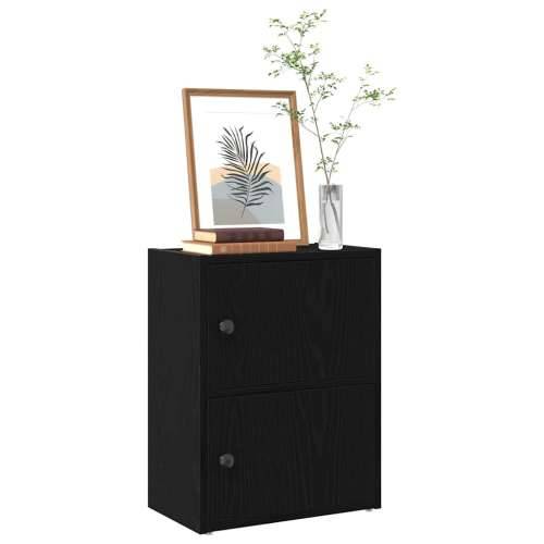 Regal za knjige crni hrasta 40x24x52 cm od konstruiranog drva - Crna 1 52 cm Cijena