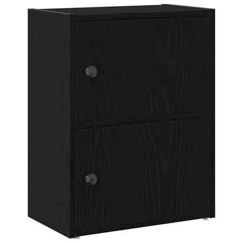 Regal za knjige crni hrasta 40x24x52 cm od konstruiranog drva - Crna 1 52 cm Cijena