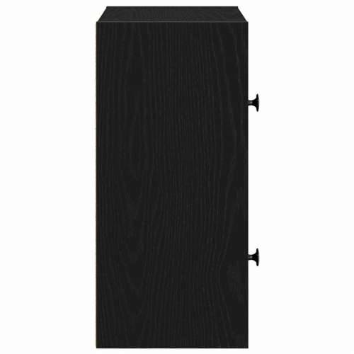 Regal za knjige crni hrasta 40x24x52 cm od konstruiranog drva - Crna 1 52 cm Cijena
