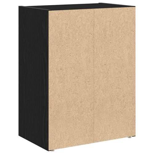 Regal za knjige crni hrasta 40x24x52 cm od konstruiranog drva - Crna 1 52 cm Cijena