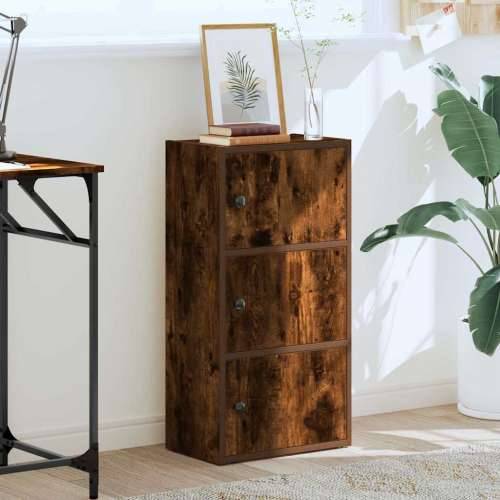 Regal za knjige boja hrasta 40x24x77 cm od konstruiranog drva - Dimljeni hrast 1 77 cm Cijena