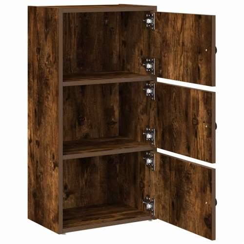 Regal za knjige boja hrasta 40x24x77 cm od konstruiranog drva - Dimljeni hrast 1 77 cm Cijena