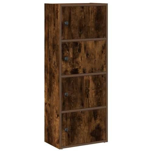 Regal za knjige boja hrasta 40x24x102 cm od konstruiranog drva - Dimljeni hrast 1 102 cm Cijena
