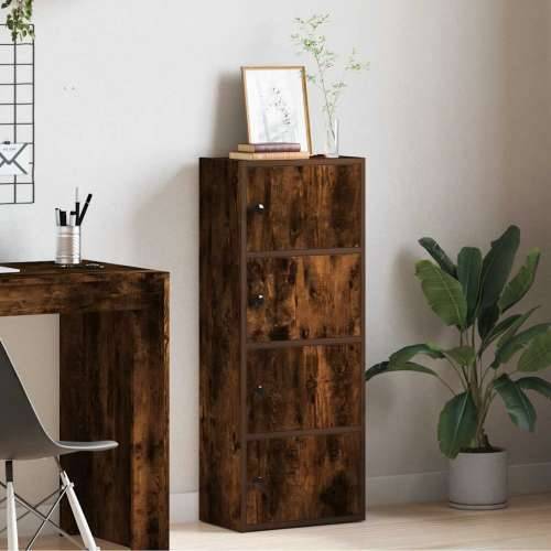 Regal za knjige boja hrasta 40x24x102 cm od konstruiranog drva - Dimljeni hrast 1 102 cm Cijena