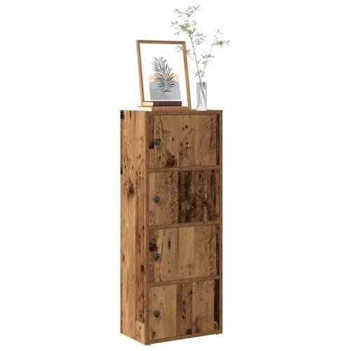Regal za knjige boja starog drva 40x24x102 cm drveni - Staro drvo 1 102 cm Cijena