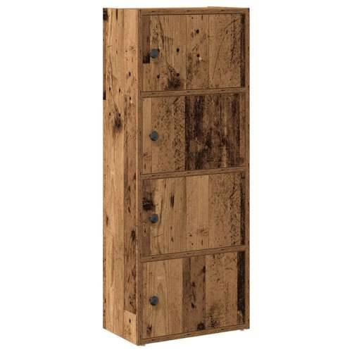 Regal za knjige boja starog drva 40x24x102 cm drveni - Staro drvo 1 102 cm Cijena