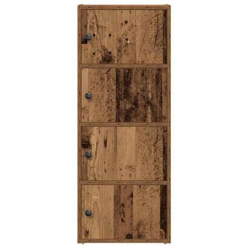 Regal za knjige boja starog drva 40x24x102 cm drveni - Staro drvo 1 102 cm Cijena