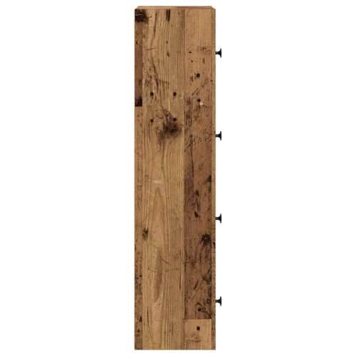 Regal za knjige boja starog drva 40x24x102 cm drveni - Staro drvo 1 102 cm Cijena