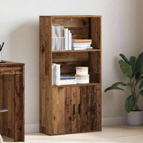 Regal za knjige boja starog drva 60x24x120 cm konstruirano drvo - Staro drvo 1 120 cm Cijena