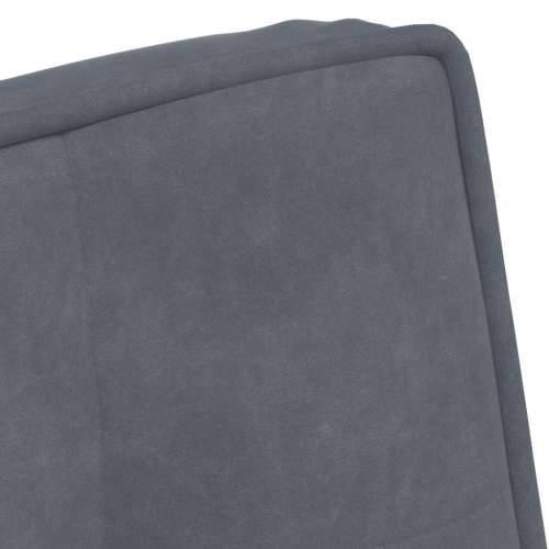Stolica za opuštanje tamnosiva 64x74x84 cm baršun - Tamno siva 1 Bez oslonca za noge Cijena