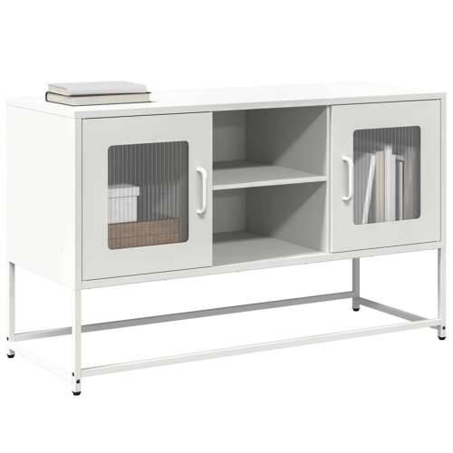 TV ormarić bijeli 100,5 x 39 x 60,5 cm čelični - Bijela 1 100.5 cm Cijena