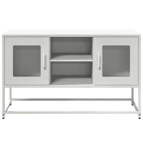 TV ormarić bijeli 100,5 x 39 x 60,5 cm čelični - Bijela 1 100.5 cm Cijena