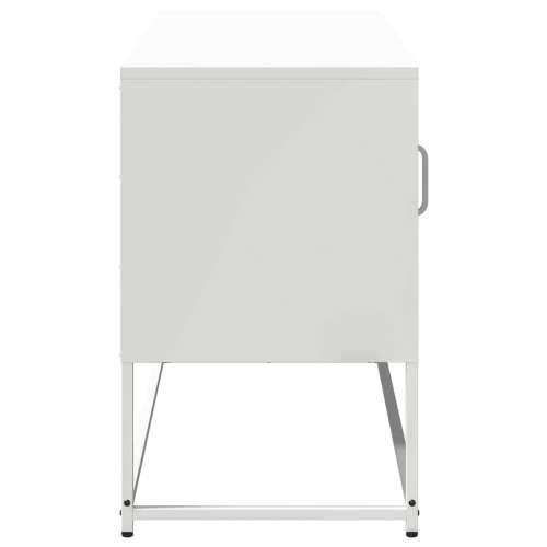 TV ormarić bijeli 100,5 x 39 x 60,5 cm čelični - Bijela 1 100.5 cm Cijena
