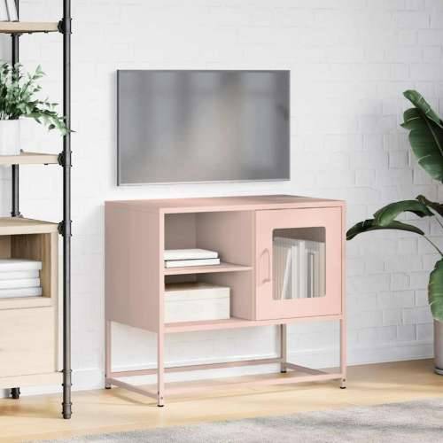 TV ormarić ružičasti 68 x 39 x 60,5 cm čelični - Ružičasta 1 68 cm Cijena