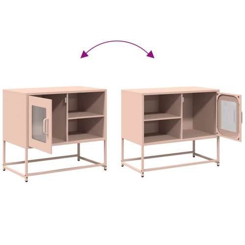 TV ormarić ružičasti 68 x 39 x 60,5 cm čelični - Ružičasta 1 68 cm Cijena