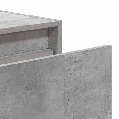 Zidni noćni ormarić s LED svjetlima siva boja betona - Beton siva 1 51 cm Cijena
