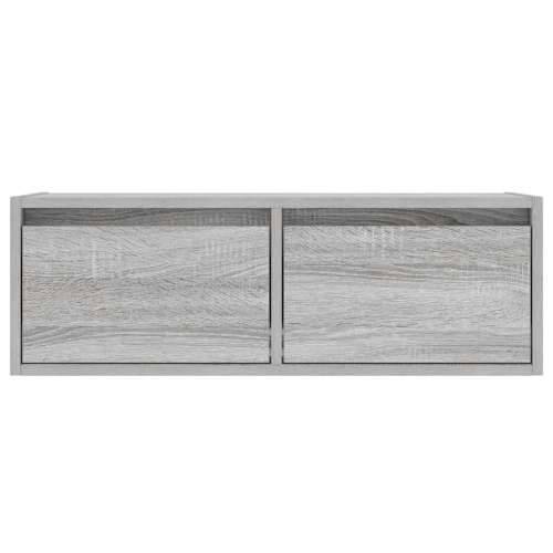 TV ormarić s LED svjetlima boja hrasta sonome 75x35,5x25 cm - Sivi hrast sonoma 1 75 cm Cijena