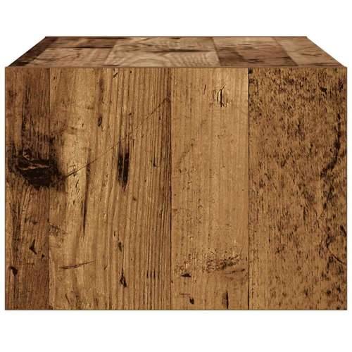 TV ormarići s LED svjetlima 2 kom boja drva 75x35,5x25 cm - Staro drvo 1 75 cm Cijena