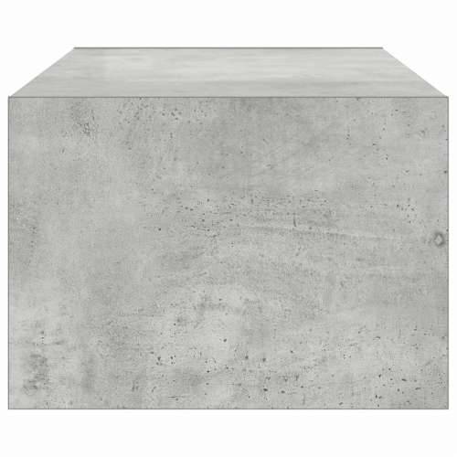 TV ormarić s LED svjetlima siva boja betona 100X35,5x25 cm - Beton siva 1 100 cm Cijena