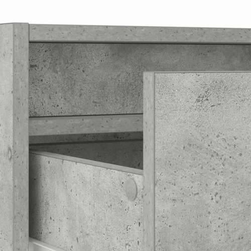 TV ormarić s LED svjetlima siva boja betona 100X35,5x25 cm - Beton siva 1 100 cm Cijena