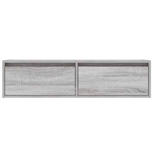 TV ormarić s LED svjetlima boja hrasta sonome 100X35,5x25 cm - Sivi hrast sonoma 1 100 cm Cijena