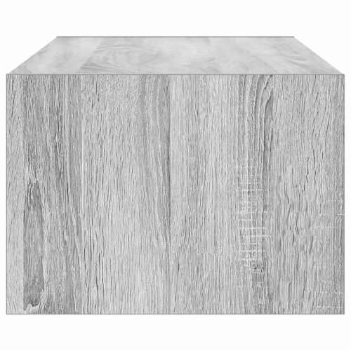 TV ormarić s LED svjetlima boja hrasta sonome 100X35,5x25 cm - Sivi hrast sonoma 1 100 cm Cijena