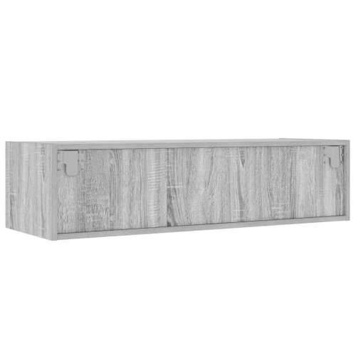 TV ormarić s LED svjetlima boja hrasta sonome 100X35,5x25 cm - Sivi hrast sonoma 1 100 cm Cijena
