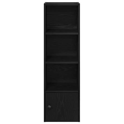 Regal za knjige crni hrasta 31x24x102 cm od konstruiranog drva - Crna 1 102 cm Cijena