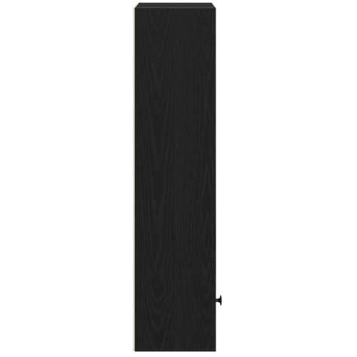 Regal za knjige crni hrasta 31x24x102 cm od konstruiranog drva - Crna 1 102 cm Cijena