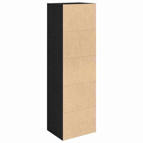 Regal za knjige crni hrasta 31x24x102 cm od konstruiranog drva - Crna 1 102 cm Cijena
