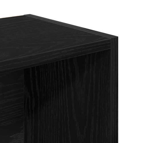 Regal za knjige crni hrasta 31x24x102 cm od konstruiranog drva - Crna 1 102 cm Cijena
