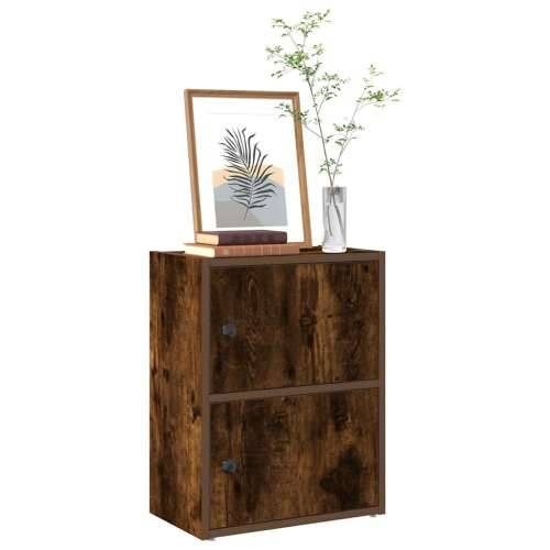 Regal za knjige boja hrasta 40x24x52 cm od konstruiranog drva - Dimljeni hrast 1 52 cm Cijena