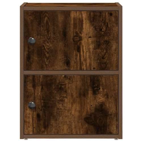 Regal za knjige boja hrasta 40x24x52 cm od konstruiranog drva - Dimljeni hrast 1 52 cm Cijena