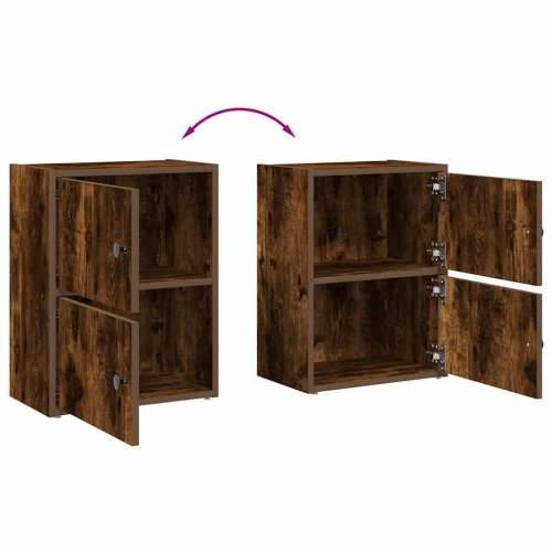Regal za knjige boja hrasta 40x24x52 cm od konstruiranog drva - Dimljeni hrast 1 52 cm Cijena