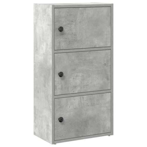 Regal za knjige boja betona 40x24x77 cm konstruirano drvo - Beton siva 1 77 cm Cijena