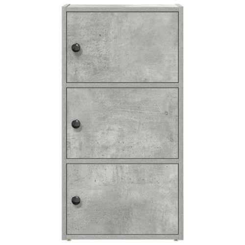 Regal za knjige boja betona 40x24x77 cm konstruirano drvo - Beton siva 1 77 cm Cijena