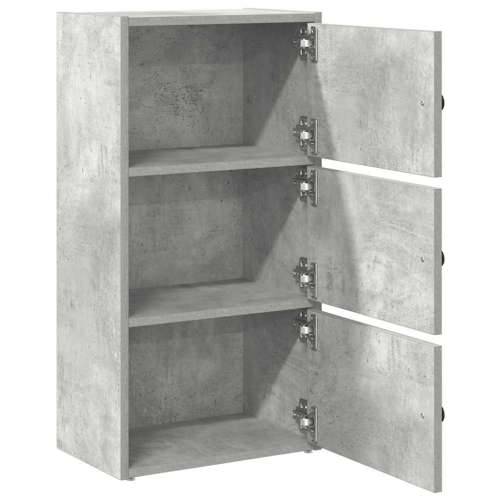 Regal za knjige boja betona 40x24x77 cm konstruirano drvo - Beton siva 1 77 cm Cijena