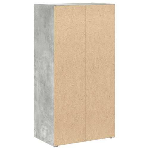Regal za knjige boja betona 40x24x77 cm konstruirano drvo - Beton siva 1 77 cm Cijena