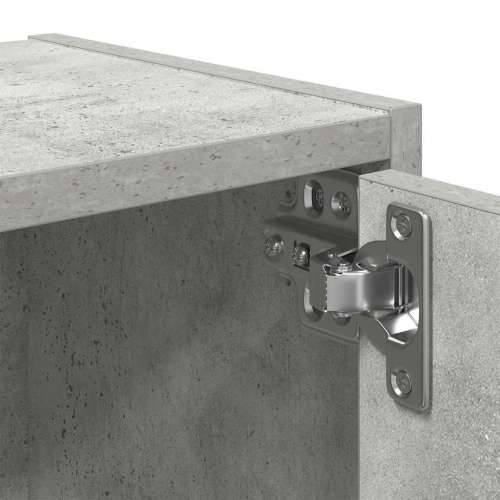Regal za knjige boja betona 40x24x77 cm konstruirano drvo - Beton siva 1 77 cm Cijena