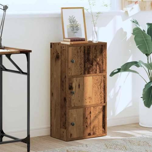 Regal za knjige boja starog drva 40x24x77 cm konstruirano drvo - Staro drvo 1 77 cm Cijena