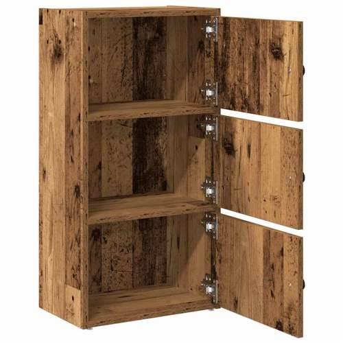 Regal za knjige boja starog drva 40x24x77 cm konstruirano drvo - Staro drvo 1 77 cm Cijena