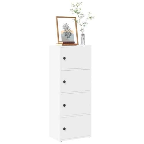 Regal za knjige bijeli 40x24x102 cm konstruirano drvo - Bijela 1 102 cm Cijena