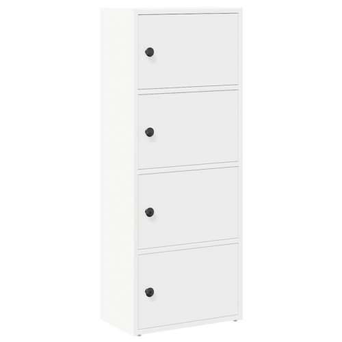 Regal za knjige bijeli 40x24x102 cm konstruirano drvo - Bijela 1 102 cm Cijena