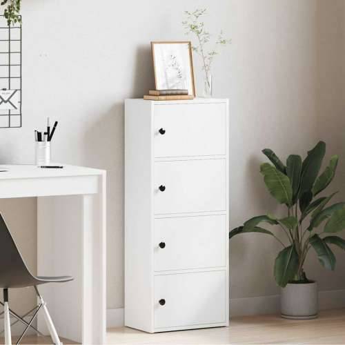 Regal za knjige bijeli 40x24x102 cm konstruirano drvo - Bijela 1 102 cm Cijena