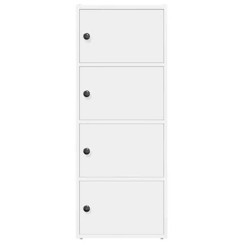 Regal za knjige bijeli 40x24x102 cm konstruirano drvo - Bijela 1 102 cm Cijena
